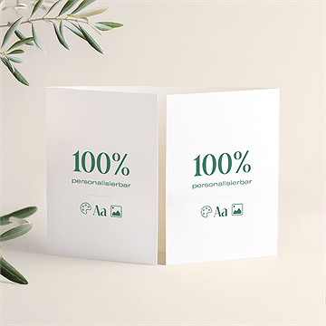 Hochzeitseinladung Blanco - 10,5X14,5Cm (N70183)