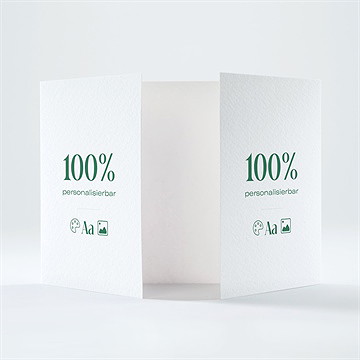 Hochzeitseinladung Blanco - 10,5X14,5Cm (N70183) - Vue 2