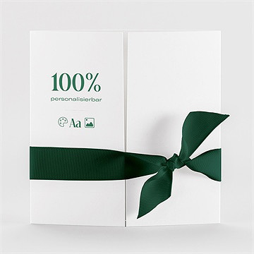 Hochzeitseinladung Blanco 15X15cm (N72102)