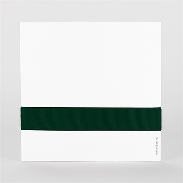 Hochzeitseinladung Blanco 15X15cm (N72102) - vue 3