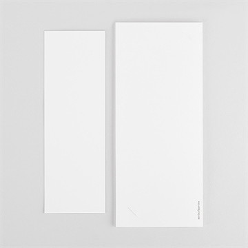 Dankeskarte Hochzeit Blanco Fotostreifen (N981132) - vue 5