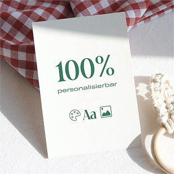 Geburtskarte Blanco - 9,5X13,8Cm (N21170)