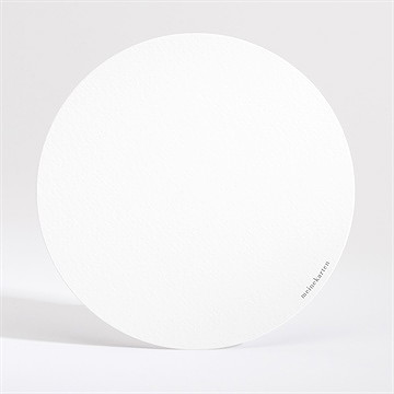 Geburtskarte Blanco - Rund*13,5Cm (N32152) - Vue 2