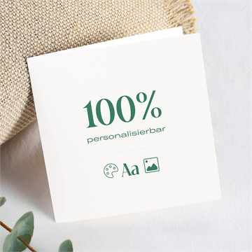 Klappkarte - Quadrat