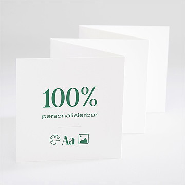 Geburtskarte Blanco - 7,5X7,5Cm (N80013)