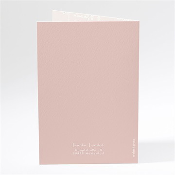 Einladung Taufe Rosa Reisepass - Vue 3