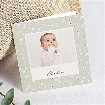 Einladung Taufe Kleine Gänseblümchen