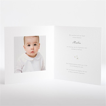 Einladung Taufe Kleine Gänseblümchen - vue 2