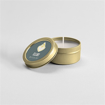 Kerze Kommunion Heiliges Herz - Vue 4