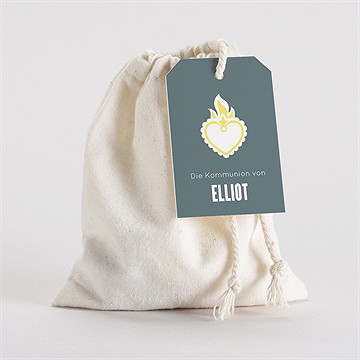 Geschenkbeutel Kommunion Heiliges Herz - vue 3