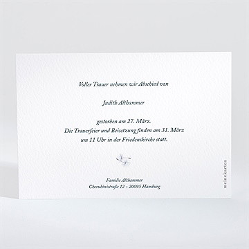 Trauerkarte Pusteblume Im Wind - vue 2