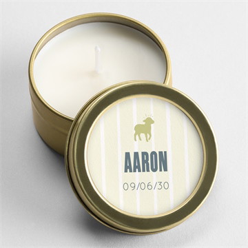 Kerze Kommunion Lamm