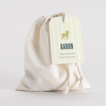 Geschenkbeutel Kommunion Lamm