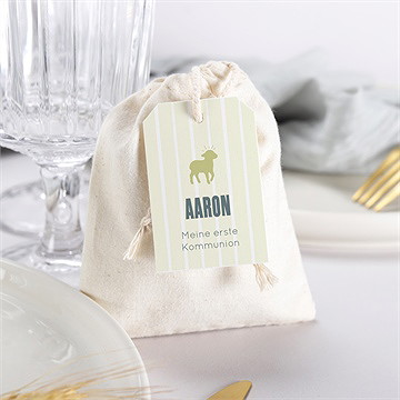 Geschenkbeutel Kommunion Lamm - vue 3