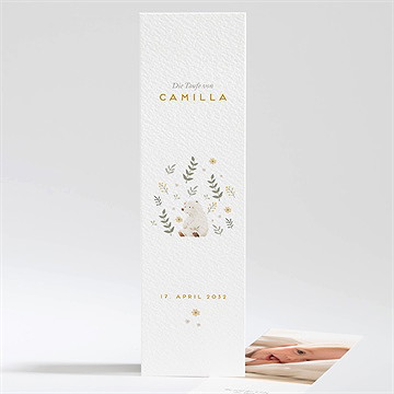 Andenken Taufe Weißer Bär