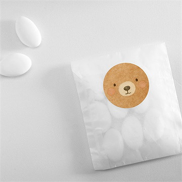 Sticker Geburt Kuschelbär - vue 4
