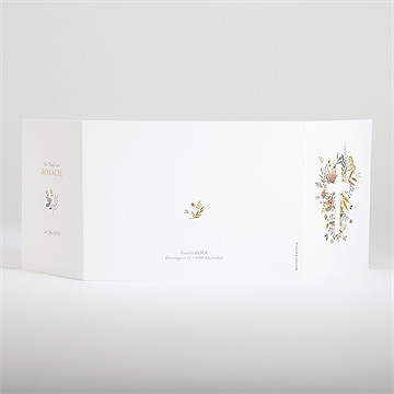 Einladung Taufe Freude Pur - Klappkarte - vue 3