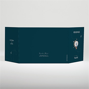 Einladung Taufe Reisepass Zur Taufe - vue 3