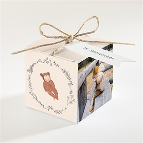 Geschenkbox Taufe teddybär