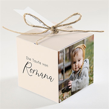 Geschenkbox Taufe Teddybär - vue 2