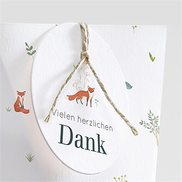 Geschenkbox Taufe Wald - Schachtel - vue 2
