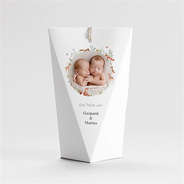 Geschenkbox Taufe Wald - Schachtel - vue 4