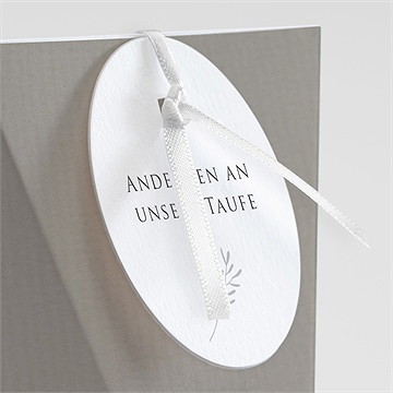 Geschenkbox Taufe Zwillinge - Schachtel - vue 2