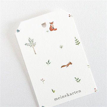 Geschenkanhänger Taufe Wald - Vue 3