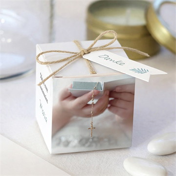 Geschenkbox Kommunion Heiliges aquarell