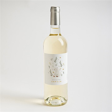 Flaschenetikett Taufe Weißer Bär - vue 2