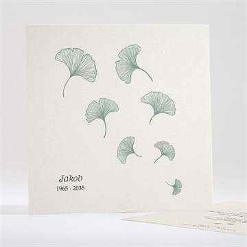 Trauerkarte Ginkgo