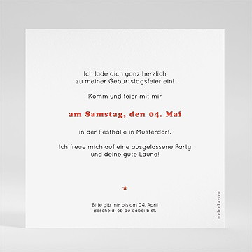 Geburtstagseinladung Retro-Stil 60 Jahre - Vue 2
