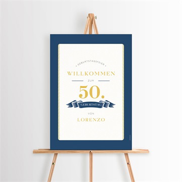 Willkommensschild Geburtstag Reisepass zum geburtstag 50