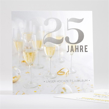 Einladung Hochzeitsjubiläum silberhochzeit