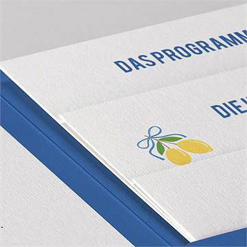 Hochzeitseinladung Dolce Vita Blau - vue 3