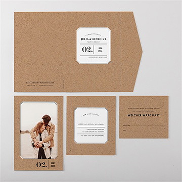 Hochzeitseinladung Apothekenstil - vue 4
