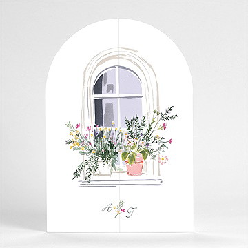 Hochzeitseinladung Fenster Öffne Dich - vue extérieure