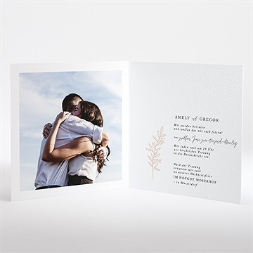Hochzeitseinladung Schöne Zeichnung - vue 2