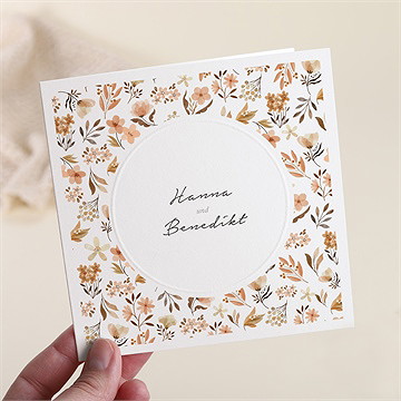 Hochzeitseinladung Herbstmotiv