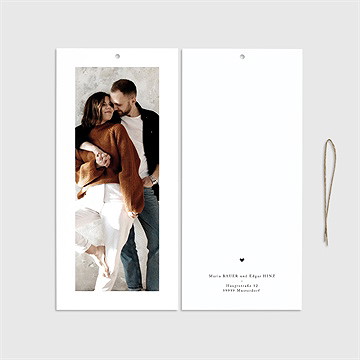 Hochzeitseinladung Fotomomente - Cartes intérieures verso