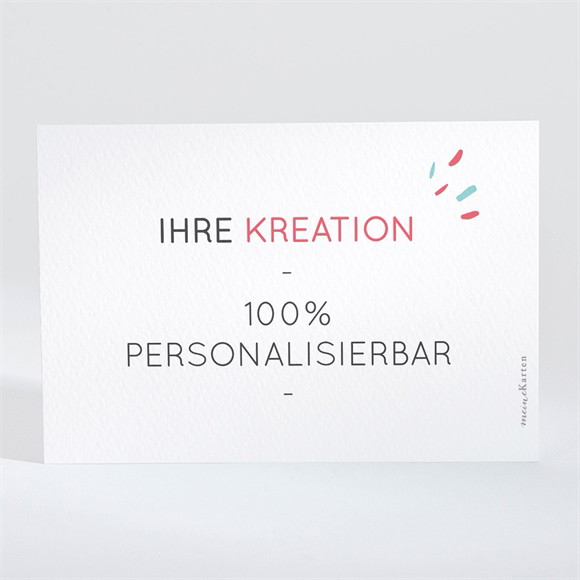 Dankeskarte Geburt Blanco - 13,8x9,5cm (N11013) ref.N11013