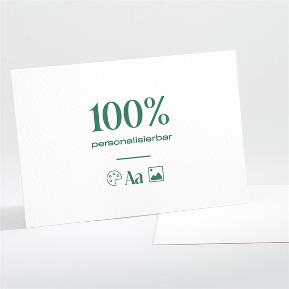 Hochzeitseinladung Blanco - 13,8x9,5 cm (N11121) ref.N11121