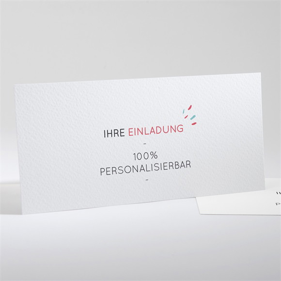 Hochzeitseinladung Blanco - 21x10cm (N13105) ref.N13105