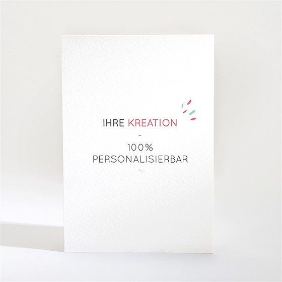 Geburtskarte Blanco - 9,5X13,8Cm (N21013)