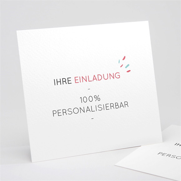 Hochzeitseinladung Blanco - 15x14cm (N31120) ref.N31120