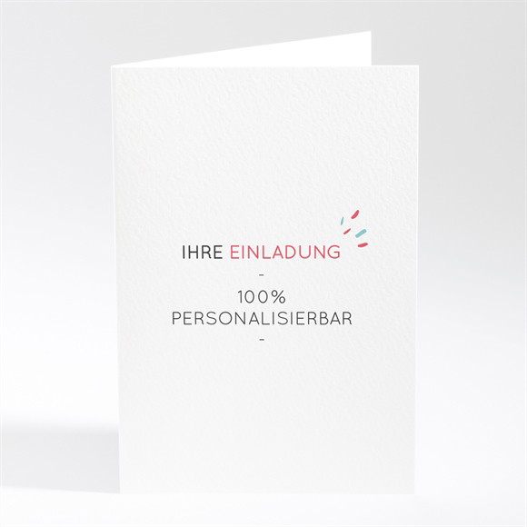 Hochzeitseinladung Blanco - 10x14,5cm (N401123) ref.N401123
