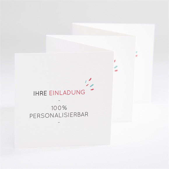 Hochzeitseinladung Blanco - 7,5x7,5cm (N80012) ref.N80012