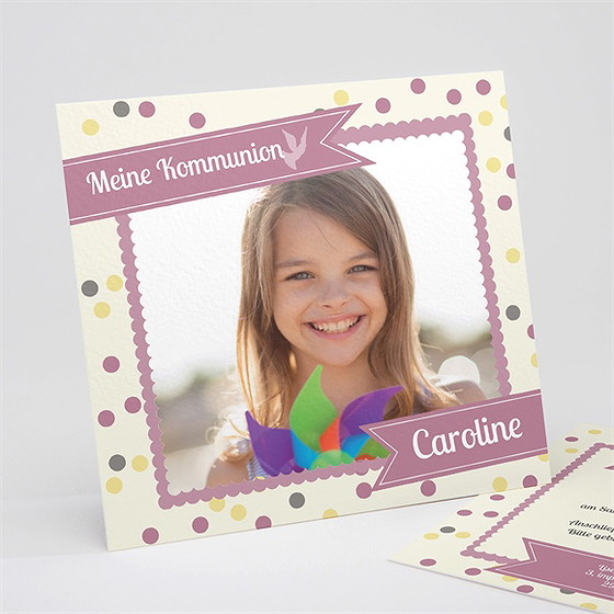Einladung Kommunion Konfetti Zur Kommunion