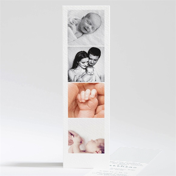 Geburtskarte Foto Patchwork ref.N20109