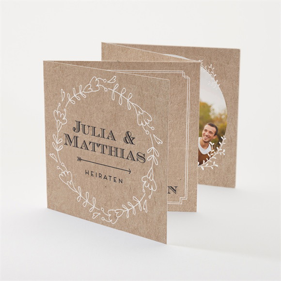 Hochzeitseinladung Zurück zur Natur ref.N83101